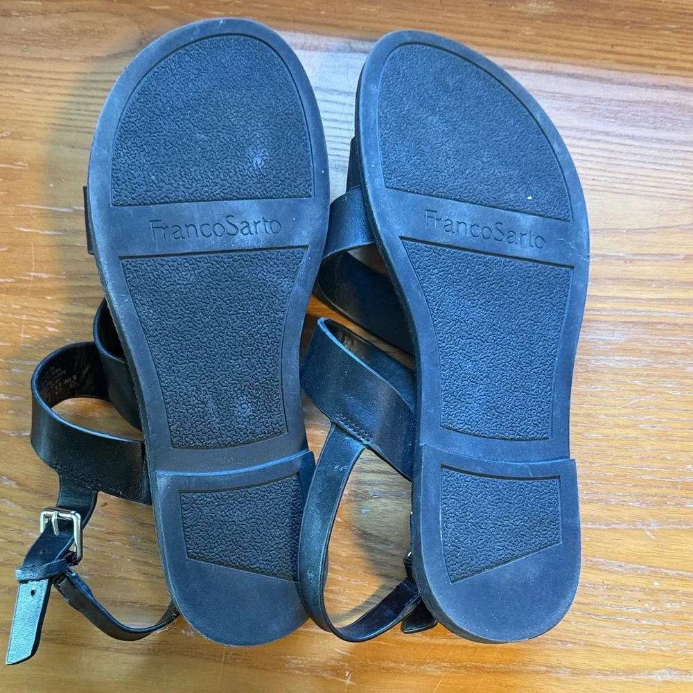 Franco Sarto women’s Black Sandals 8.5 - Picture 3 of 4